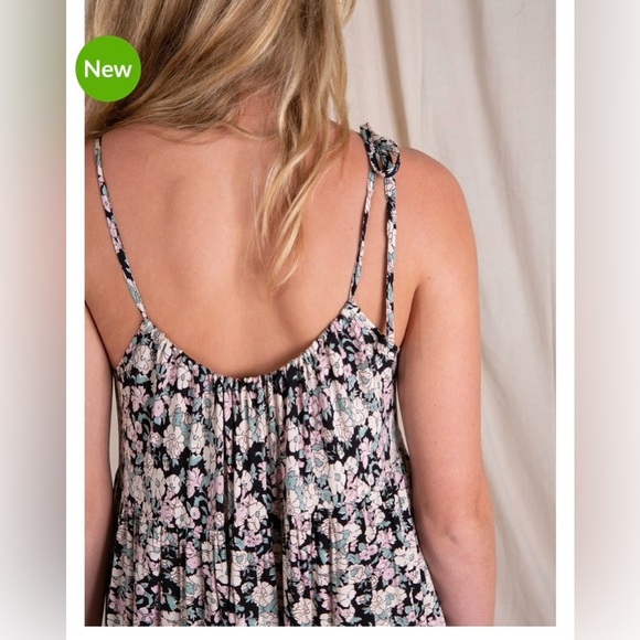 NATURAL LIFE Floral Maxi Dress - Black and White - Picture 3 of 10